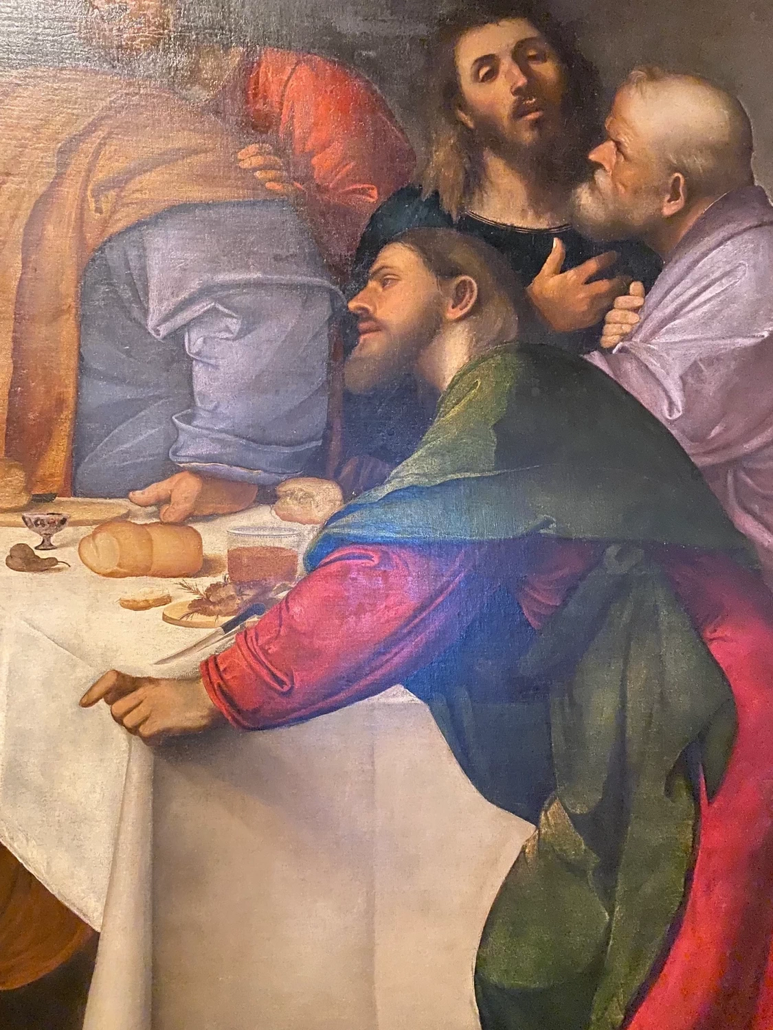 Il Romanino-386-L'ultima Cena - Museo degli Eremitani, Padova - dettaglio